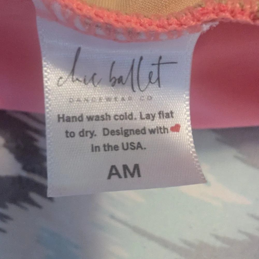 Salmon pink Ballet Leotard - Picture 3 of 3
